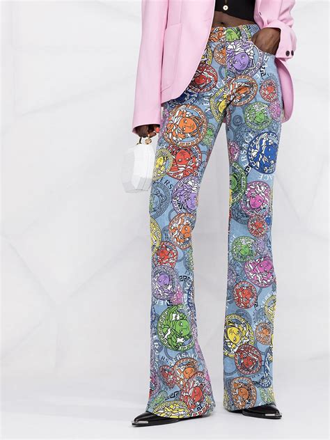 versace patchwork jeans|Versace Jeans for women.